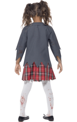 Smiffys Kids Zombie School Girl Costume 5 Smiffys Kids Zombie School Girl Costume -Fancy Dress Shop 00019280a02