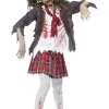 Smiffys Kids Zombie School Girl Costume
