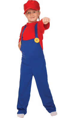 Kids Super Mario Costume