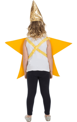 Kids Gold Star Christmas Costume -Fancy Dress Shop 00019509a02