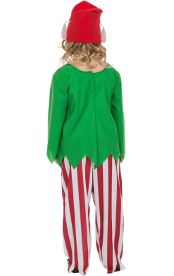 Kids Striped Elf Costume -Fancy Dress Shop 00019510a02