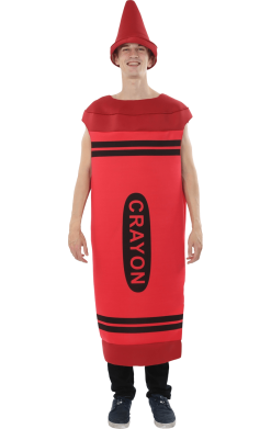 Adult Red Crayon Costume