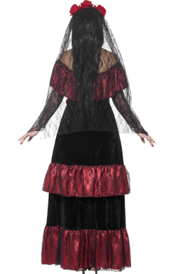 Smiffys Ladies Day Of The Dead Dress Costume -Fancy Dress Shop 00020724a02