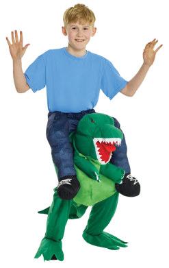 Kids T-Rex Dinosaur Piggyback Costume