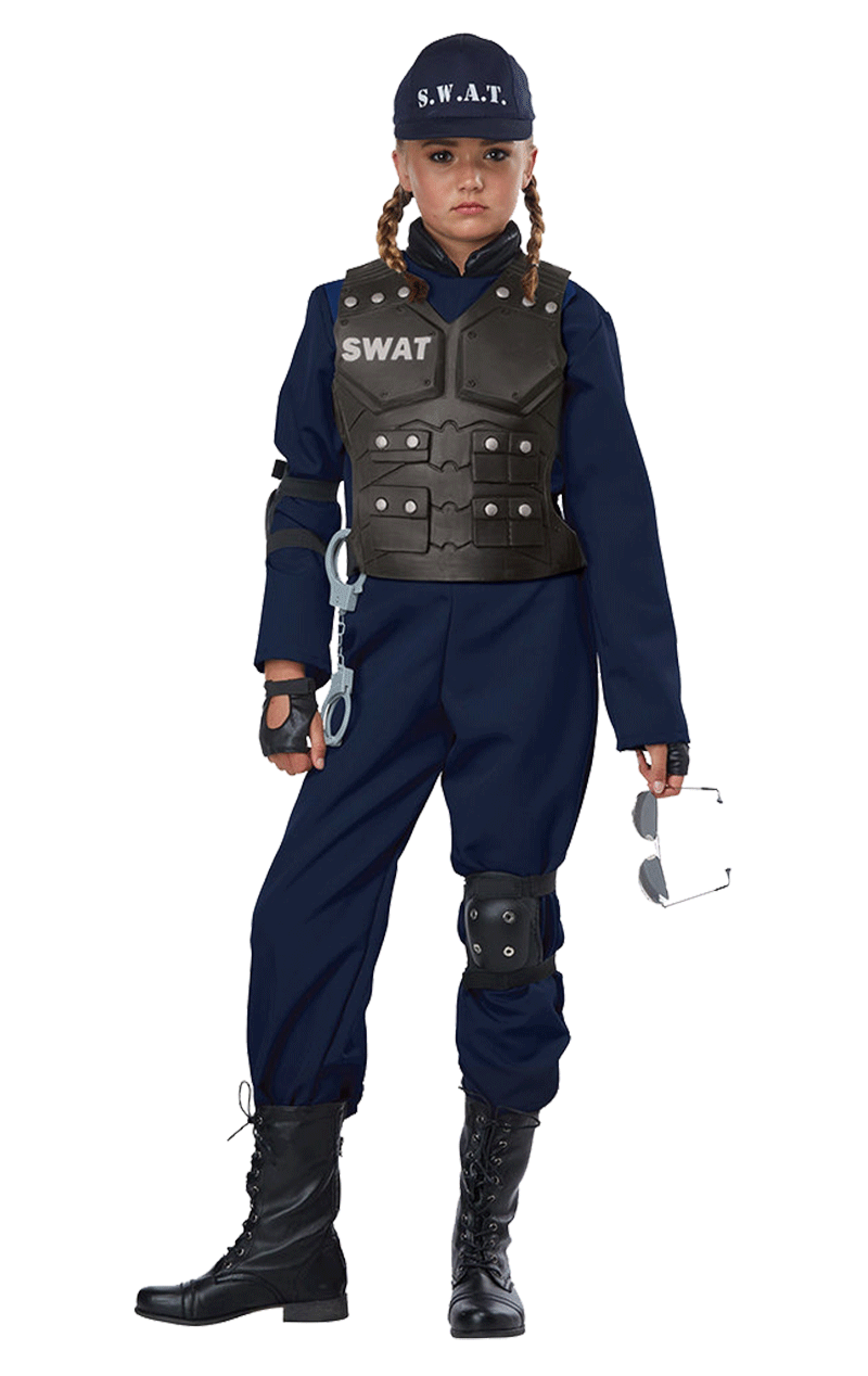 Kids SWAT Police Costume 2 Kids SWAT Police Costume - Image 2