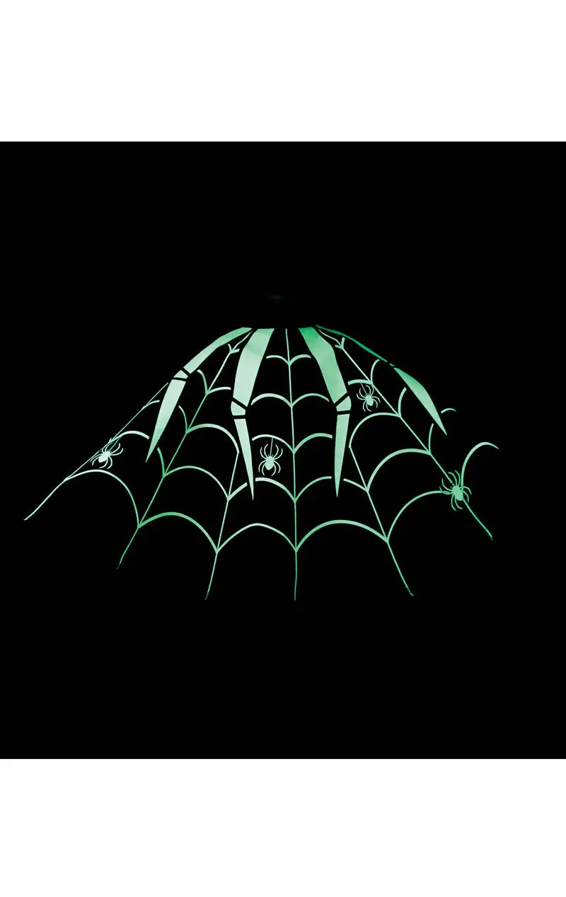 GENERIC Kids Glow-in-the-dark Spider Poncho Costume 2 GENERIC Kids Glow-in-the-dark Spider Poncho Costume - Image 2
