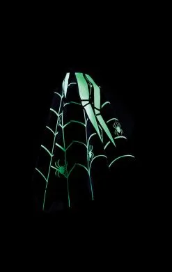 GENERIC Kids Glow-in-the-dark Spider Poncho Costume 7 GENERIC Kids Glow-in-the-dark Spider Poncho Costume -Fancy Dress Shop 00030479a03