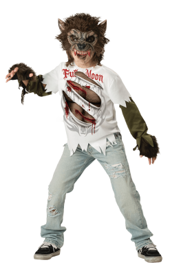 Kids Cursed Werewolf Costume