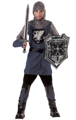 Kids Valiant Knight Costume