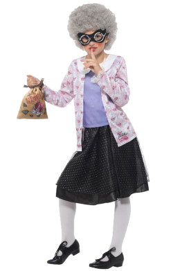 Smiffys Kids Gangsta Granny Costume