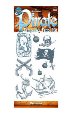Pirate Tattoo Set Accessory