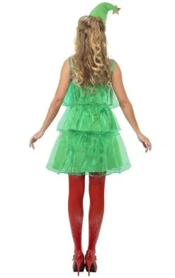 Smiffys Womens Tutu Christmas Tree Costume -Fancy Dress Shop 00060211a02