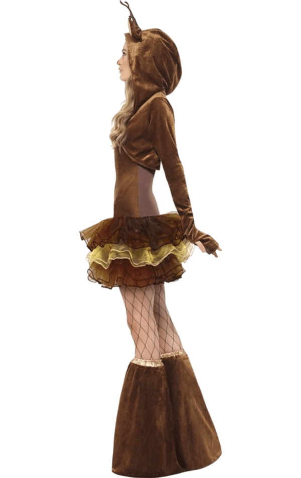 Smiffys Womens Reindeer Dress Costume 2 Smiffys Womens Reindeer Dress Costume - Image 2