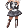 Ladies Skeleton Masquerade Costume