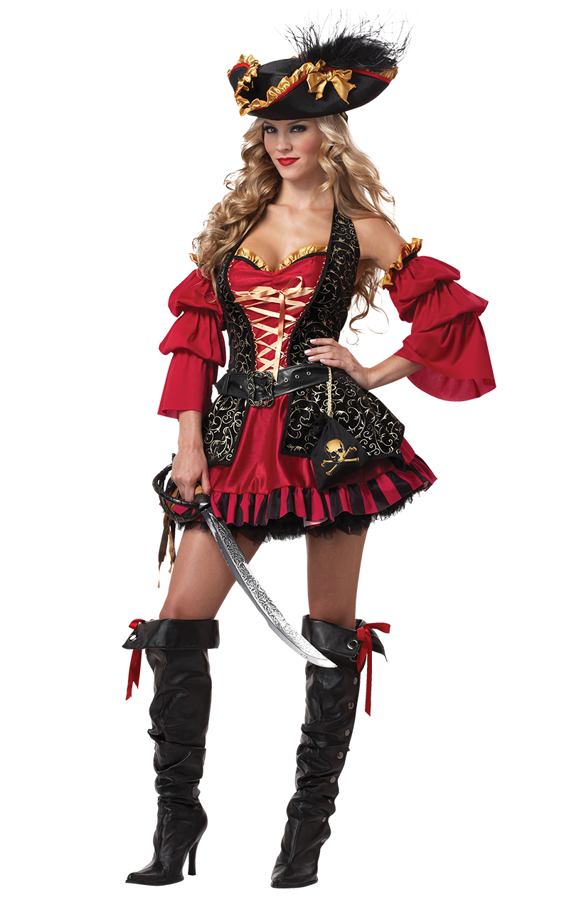 Womens Spanish Lass Pirate Costume 1 Womens Spanish Lass Pirate Costume