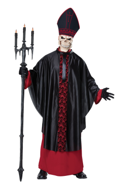 Adult Black Mass Costume