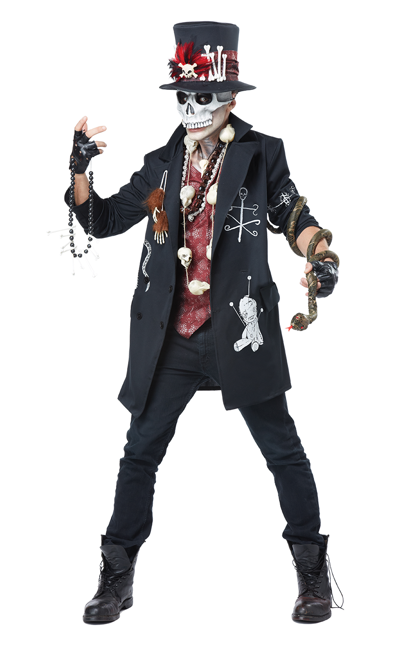 Mens Voodoo Dude Costume 1 Mens Voodoo Dude Costume