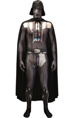 Adult Darth Vader Zappar Morphsuit Outfit