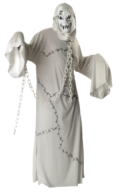 Mens Cool Ghoul Ghost Costume
