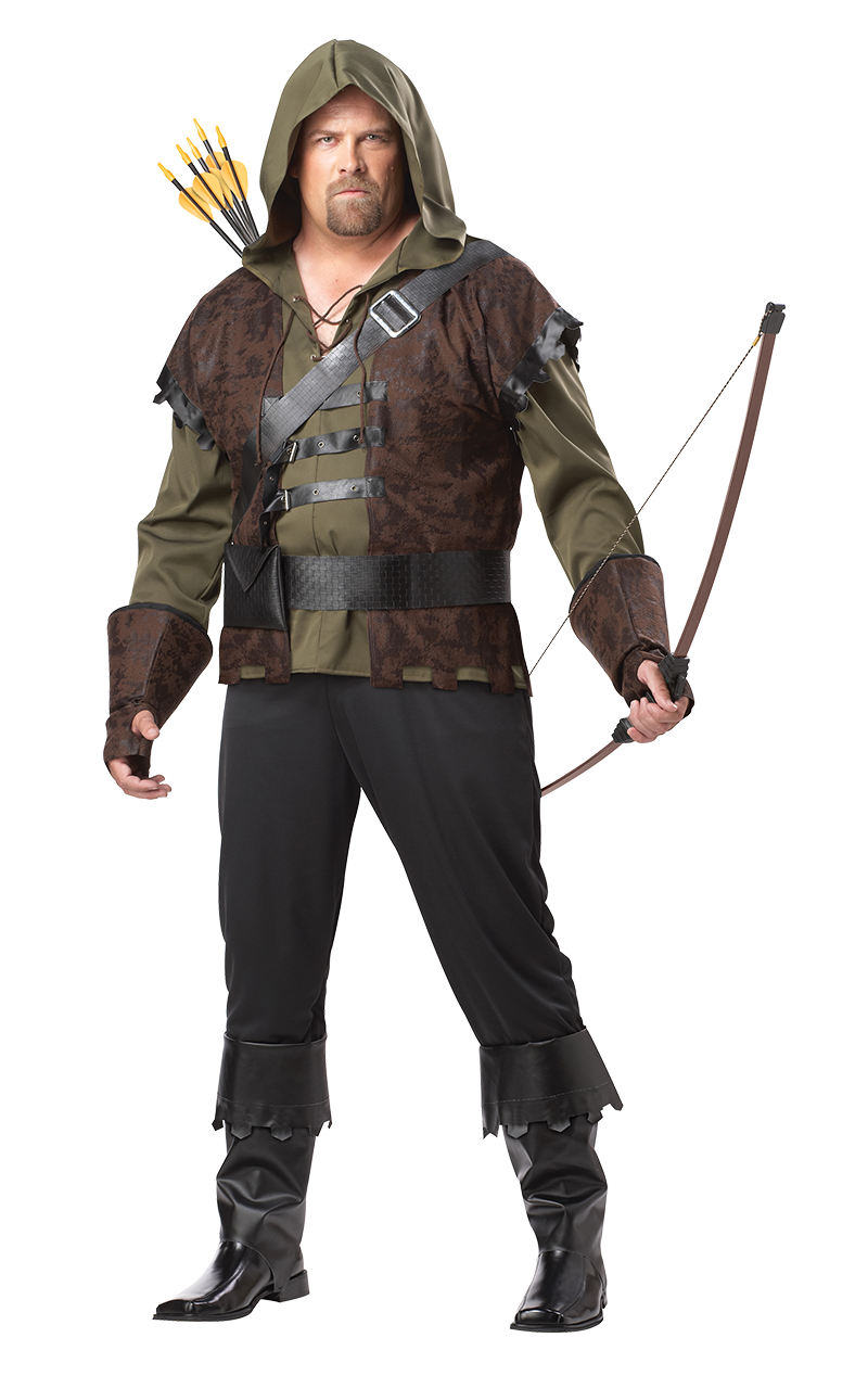 Mens Plus Size Robin Hood Costume 1 Mens Plus Size Robin Hood Costume