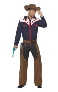 Smiffys Mens Rodeo Cowboy Costume