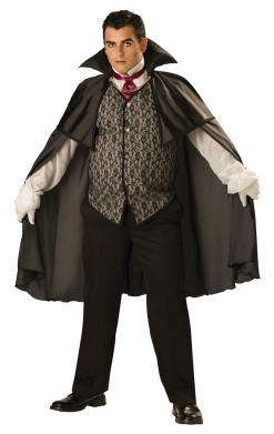 Mens Midnight Vampire Plus Size Costume