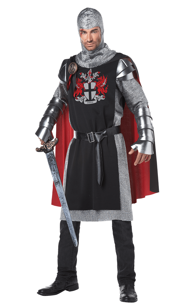 Mens Medieval Knight Costume 1 Mens Medieval Knight Costume