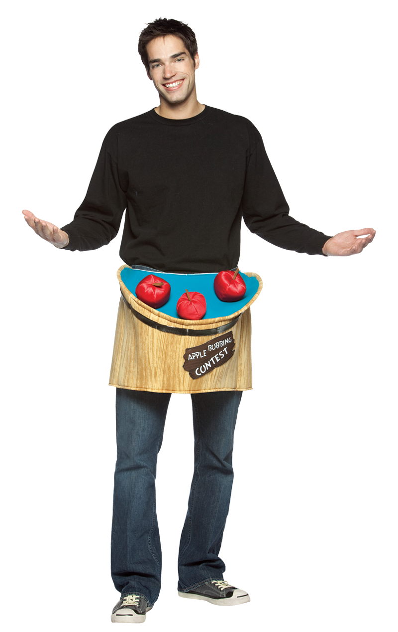 Adult Apple Bobbing Costume 1 Adult Apple Bobbing Costume