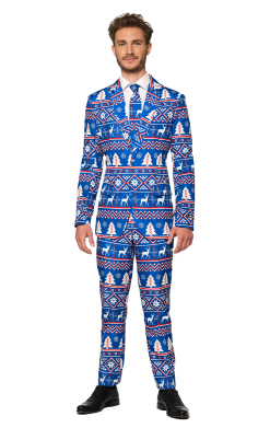 Opposuits Mens Blue Christmas Suitmeister