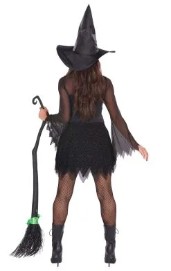 Womens Sorceress Of Darkness Costume -Fancy Dress Shop 00097446a02