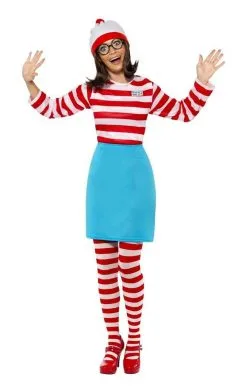 Smiffys Womens Where's Wally Wenda Costume