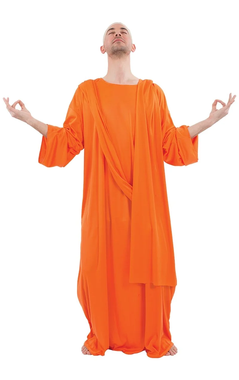 Adult Buddhist Monk Costume 1 Adult Buddhist Monk Costume