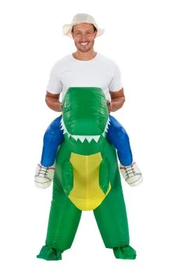 GENERIC Adult Inflatable Ride On Dinosaur Costume