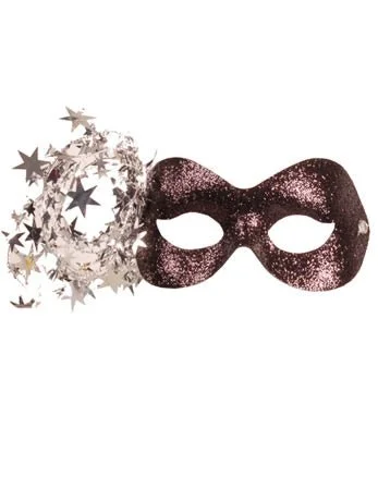 GENERIC Black And Gold Masquerade Facepiece 1 GENERIC Black And Gold Masquerade Facepiece