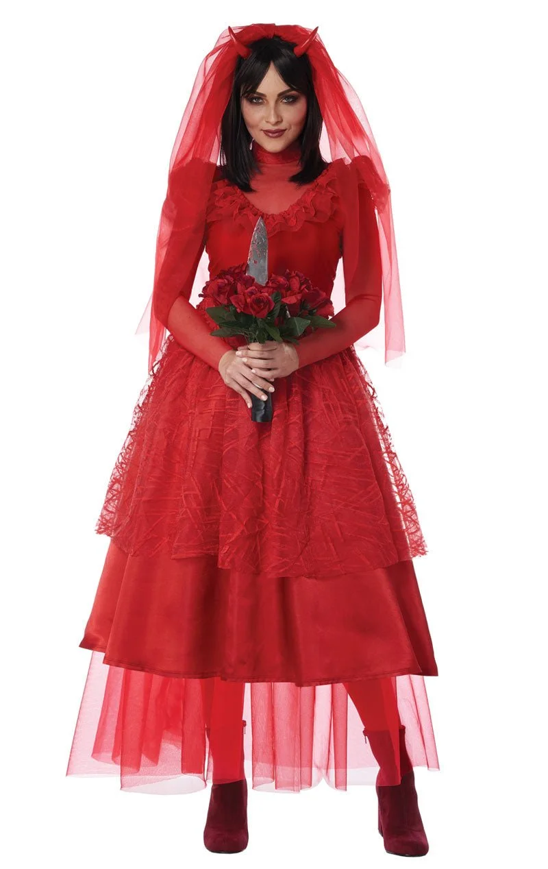 GENERIC Womens Bride From Hell Costume 1 GENERIC Womens Bride From Hell Costume