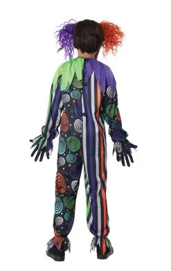 GENERIC Childrens Funhouse Fiend Clown Costume 6 GENERIC Childrens Funhouse Fiend Clown Costume -Fancy Dress Shop kids count bloodfiend vampire costume 247722