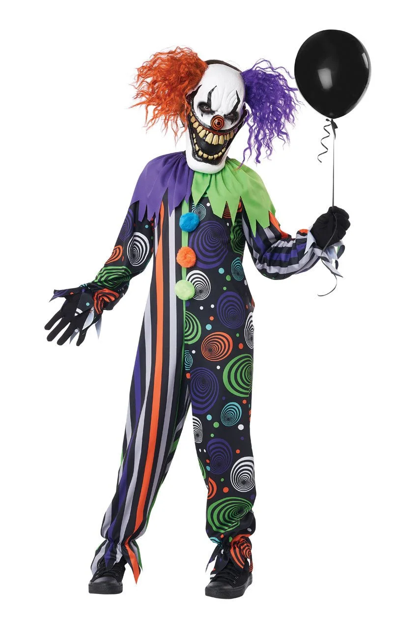 GENERIC Childrens Funhouse Fiend Clown Costume 2 GENERIC Childrens Funhouse Fiend Clown Costume - Image 2