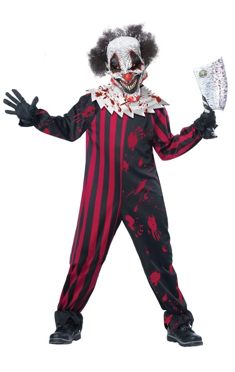 GENERIC Kids Killer Klown Costume 1 GENERIC Kids Killer Klown Costume