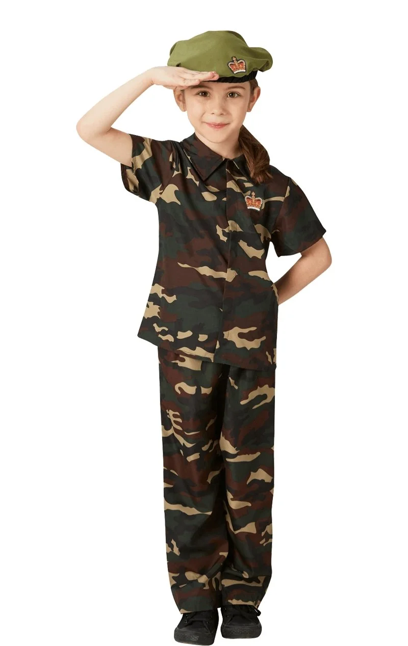 Kids Military Soldier Costume 1 Kids Military Soldier Costume