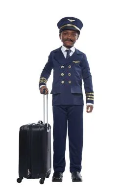 GENERIC Kids Unisex Airplane Pilot Costume -Fancy Dress Shop kids unisex airplane pilot costume 545591