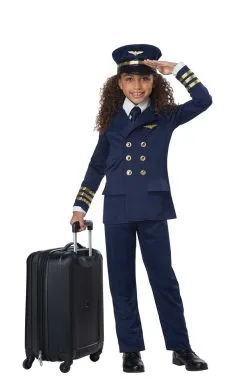 GENERIC Kids Unisex Airplane Pilot Costume -Fancy Dress Shop kids unisex airplane pilot costume 799849