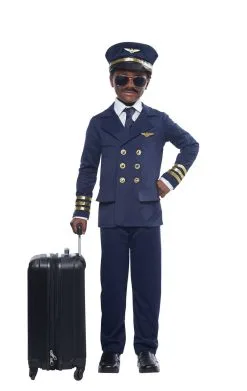 GENERIC Kids Unisex Airplane Pilot Costume -Fancy Dress Shop kids unisex airplane pilot costume 825190
