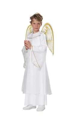 GENERIC Kids Unisex Holiday Angel Costume -Fancy Dress Shop kids unisex holiday angel costume 779697