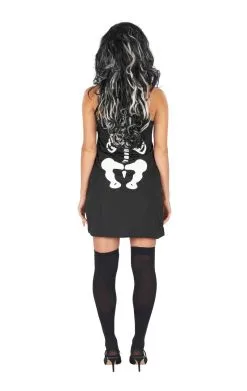 Ladies Skeleton Bones Dress -Fancy Dress Shop ladies skeleton bones dress 859004