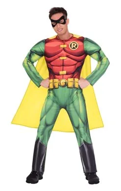 GENERIC Men's Classic Robin Costume