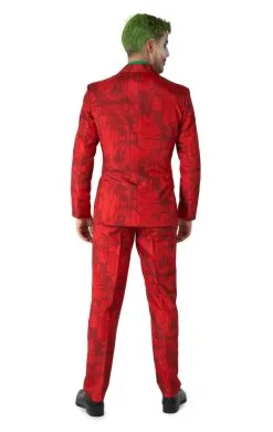 GENERIC Mens Scarlet Joker Suit - Opposuits -Fancy Dress Shop mens scarlet joker suit opposuits 972069