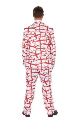 GENERIC Mens St George England Flag Suit 5 GENERIC Mens St George England Flag Suit -Fancy Dress Shop mens st george england flag suit 925732