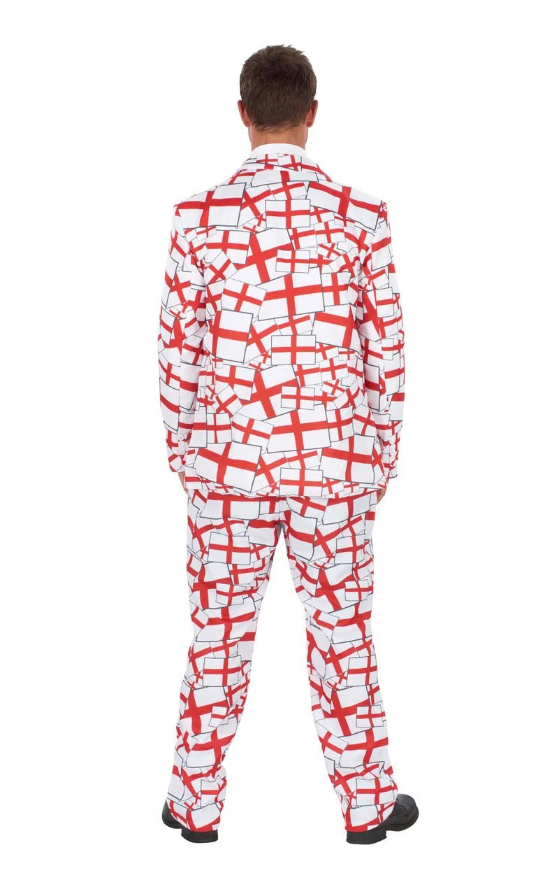 GENERIC Mens St George England Flag Suit 3 GENERIC Mens St George England Flag Suit - Image 3