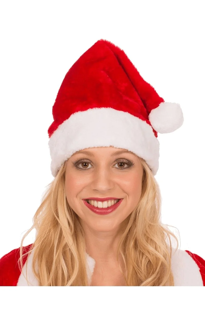 Smiffys Adult Santa Hat Accessory 1 Smiffys Adult Santa Hat Accessory