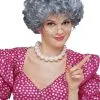 GENERIC Short Grey Granny Wig Accessory